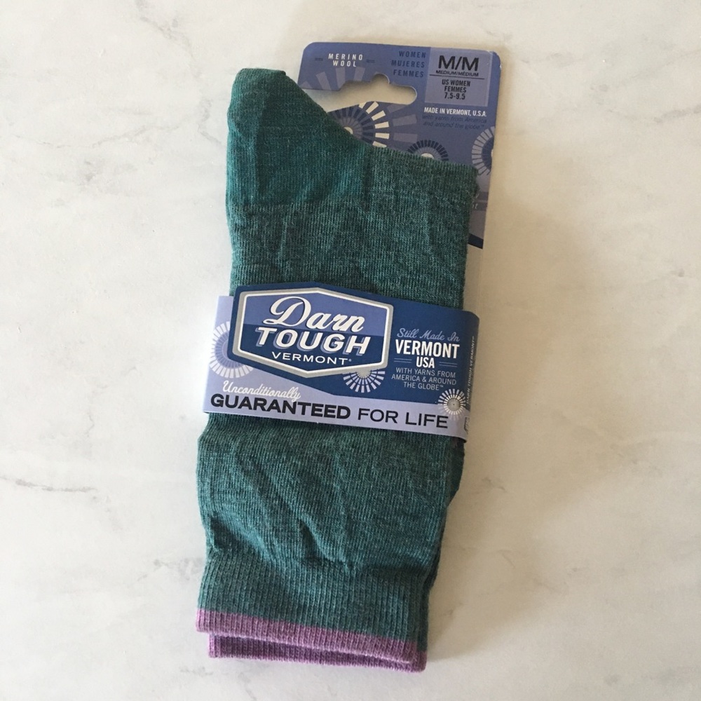 Darn Tough Vermont Socks Medium Women Merino Wool